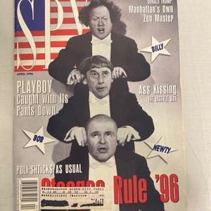April 1996 Vintage SPY Magazine.

A little wear on top back cover as pictured